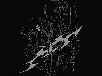 Cybersigil Noir — Gothic Anime Quad, Dark, Gothic Anime, Black HD wallpaper