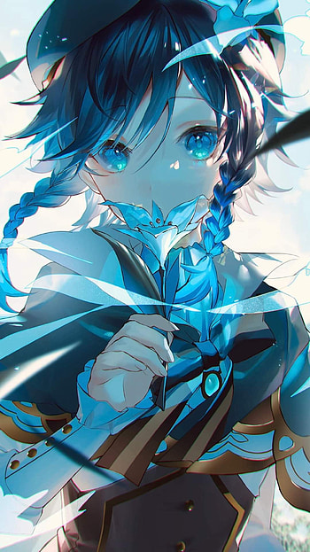 Venti, Impact, Dibujo, Anime, Videojuegos, Genshin HD phone wallpaper