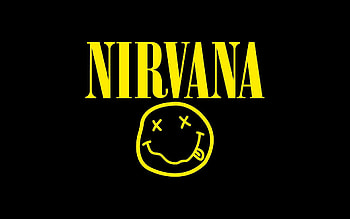 Logo, Nirvana HD wallpaper