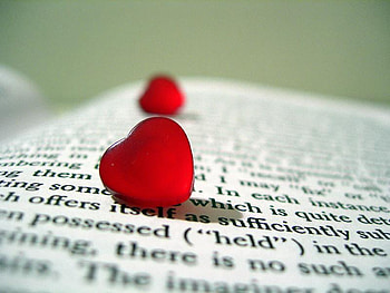 Our Hearts are One, book, heart, red, candy HD wallpaper