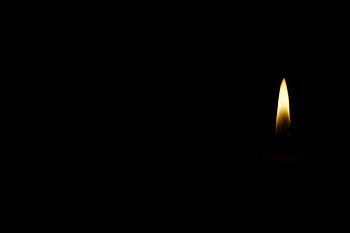 Fire, Dark, Candle, Wick HD wallpaper