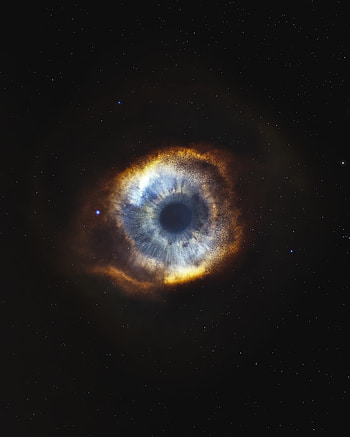 Helix, nebula, starry sky, eye, stars, galaxy HD phone wallpaper