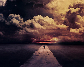 Nature, Night, Road, Path, Way HD wallpaper