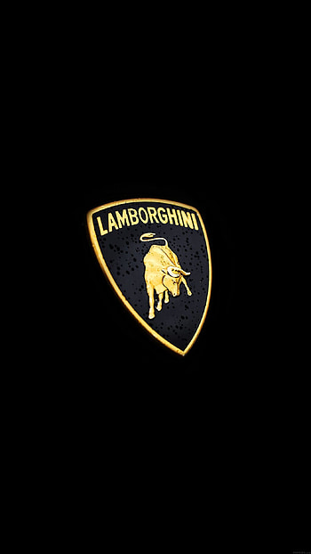 Lamborghini Logo, Minimal art, Macr design HD phone wallpaper