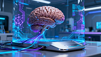 Neural Ascension — Mind Upload ( ), Sci Fi, Brain, Technology HD wallpaper