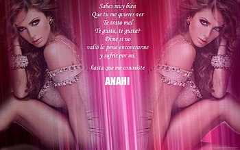 Anahi Hasta que me conociste, que, me, hasta, anahi, conociste HD wallpaper