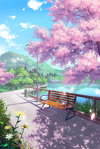 Kedmanee Phantaeng on ancient. Scenery , Anime scenery , Anime background, Anime Spring Scenery HD phone wallpaper