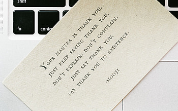 motivation quotes, Mooji quotes, thank you quotes, inspiration, Mooji thank you quote, paper card, Mooji HD wallpaper