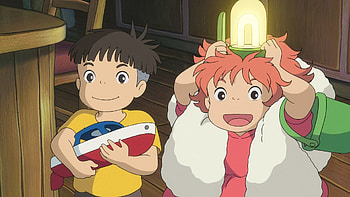 Ponyo on the cliff, Sea background, Fanpop HD wallpaper