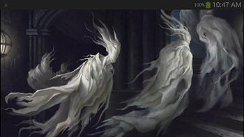 a haunted gathering, bravery, fear, curiousity, foreboding HD wallpaper