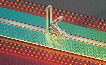 3D, Lines, Figure, Volume, Bent, Curved HD wallpaper