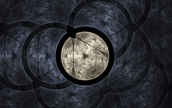 Abstract, Circles, Shine, Light, Form, Grey HD wallpaper