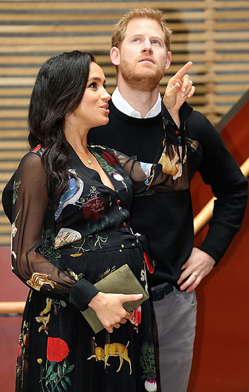 Prince Harry, Meghan Markle, Winter date, Snowy outing HD phone wallpaper