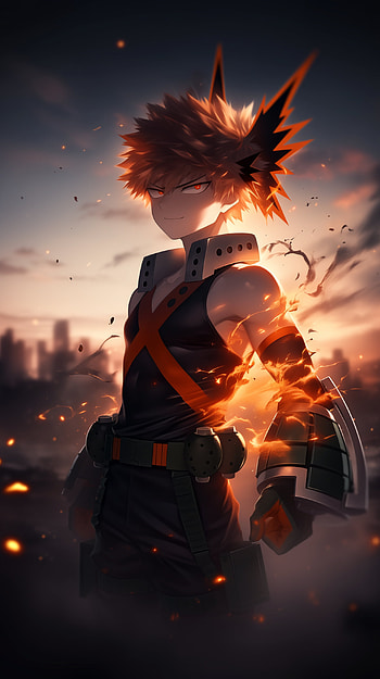Katsuki Bakugou : Explosive Hero of My Hero Academia, Anime, My Hero Academia, Katsuki Bakugou HD phone wallpaper