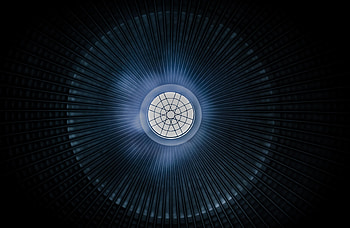 Dark, Shine, Light, Lines, Form, Circle HD wallpaper