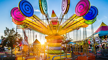 Fun Fair, Carnival , Vibrant backgrounds, High definition HD wallpaper