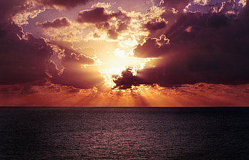 Vibrant Sunset Evening Landscape , landscape, evening, sunset, nature HD wallpaper