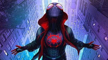 Artwork Spiderman Miles Morales, spiderman, superheroes, digital-art, artwork HD wallpaper