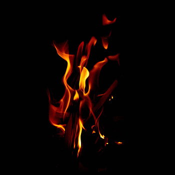 Fire, Dark, Flame, Sparks HD wallpaper