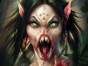 Fantasy, Demons HD wallpaper