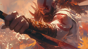Epic God of War Kratos, video game, God of War, Kratos (God Of War) HD wallpaper