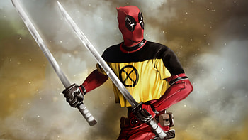 Deadpool Sword, deadpool, superheroes, artwork, digital-art, artstation HD wallpaper