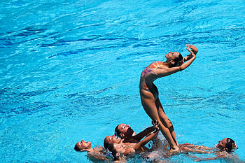 Aquece Rio Test Event 2016, Synchronized Swimming HD wallpaper