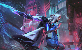 fantasy, warrior, fantasy warrior, Yone (League of Legends) HD wallpaper