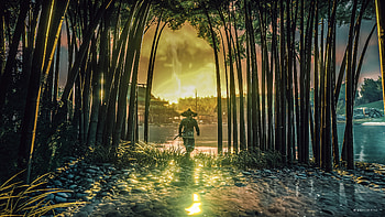 Jin Sakai Khotun Khan Sensei Ishikawa Yuna Masako Adachi Ghost of Tsushima HD wallpaper