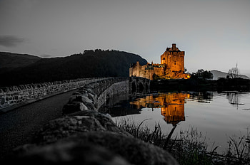 Scotland countryside, Serene nature, Famous landmarks, Tranquil scenery HD wallpaper