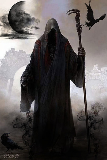 The death, cloud, art HD phone wallpaper