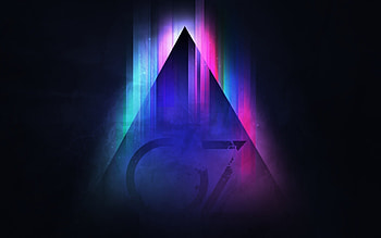 Triangle, Colorful stripes, Abstract , Artistic design HD wallpaper