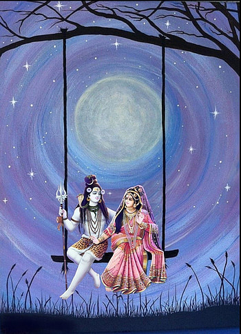 Lord Shiva and Parvati having a swing in creative art painting. Lord shiva painting, Shiva parvati , Shiva statue, Shiva Shakti HD phone wallpaper