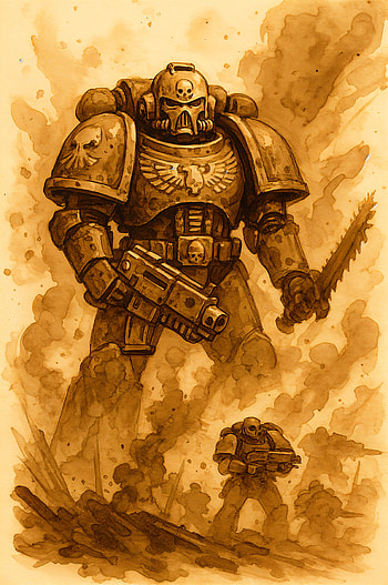 Warhammer 40K Space Marine : Epic Battle Scene, Warhammer 40k HD phone wallpaper