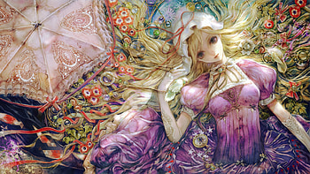 Anime, girl, cg, art HD wallpaper