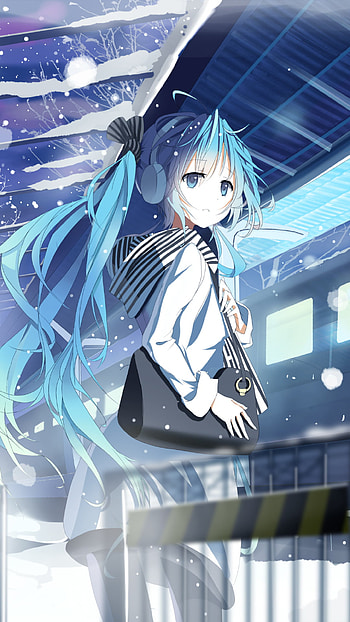 Hatsune Miku, Anime, Vocaloid HD phone wallpaper