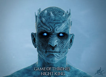 Game Of Thrones - Night King, The Night King, Night King, Game Of Thrones, American, HBO, drama, television series, world map, ancient, A Song of Ice and Fire, Army of the Dead, George RR Martin, White Walkers, tv, fantasy, Leader HD wallpaper