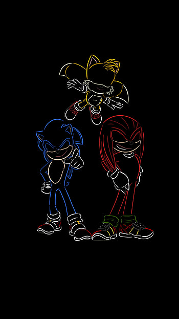 Sonic the hedgehog 2, art, drawing HD phone wallpaper