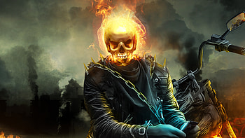 Ghost Rider 2020 Artwork, ghost-rider, superheroes, artist, artwork, digital-art HD wallpaper
