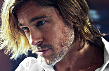 Brad Pitt, man, actor, face, male HD wallpaper