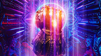 Thanos artwork, Infinity Gauntlet, Fist HD wallpaper
