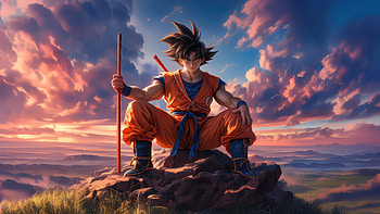 Interdimensional Goku, goku, dragon-ball, anime, artwork, digital-art, ai, artist HD wallpaper
