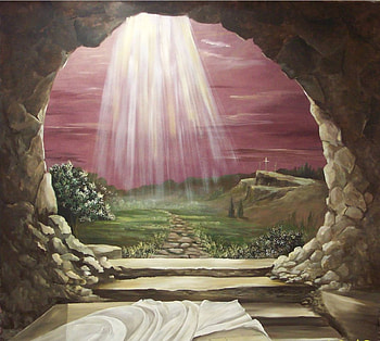 Empty tomb of Jesus Crist, god, risen, jesus, christ, easter, resurrection HD wallpaper