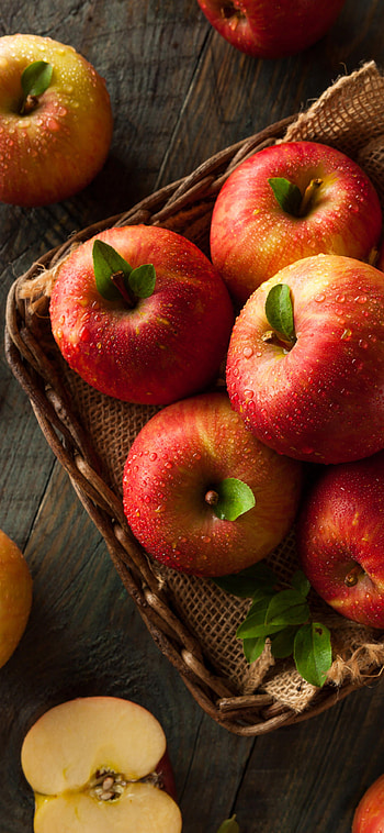 Apple, Nature, fire, Anime, Christmas, Naruto HD phone wallpaper
