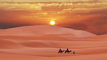 Landscape, Desert HD wallpaper