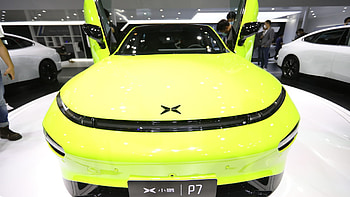 Close-Up, XPeng P7 Sedan HD wallpaper