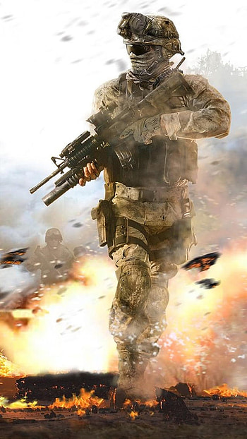 Fighting Soldier In Hail Of Bullets HD phone wallpaper