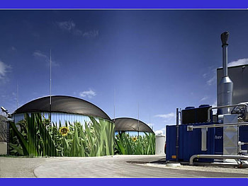 Biogas Plant Germany, oeko, plant, germany, biogas plant, modern HD wallpaper