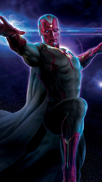 Vision, Marvel Superhero, Comic HD phone wallpaper