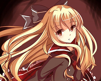 Leticia, brown, dress, blonde HD wallpaper